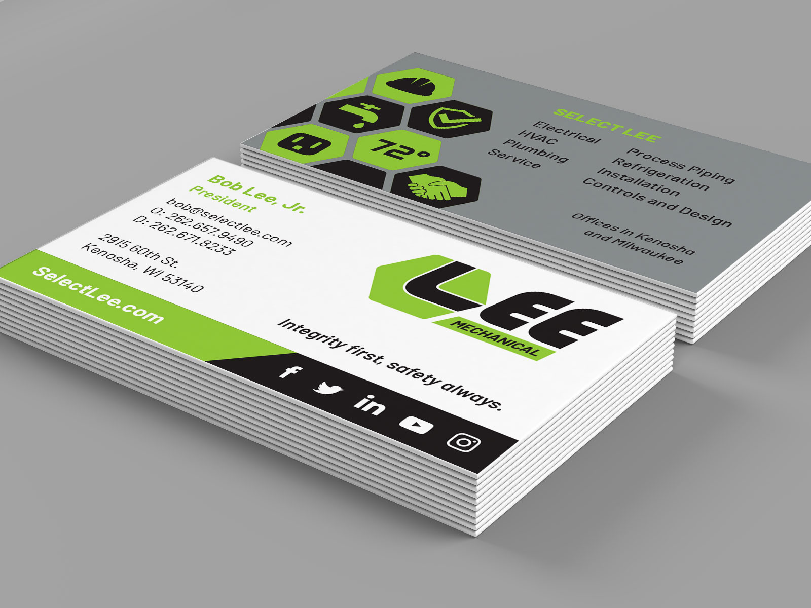 Lee Business Card Mockup 1600x1200