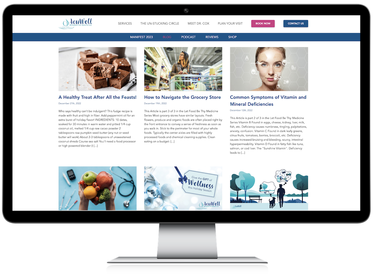 Acuwell Blog Mockup Acuwell Blog Mockup