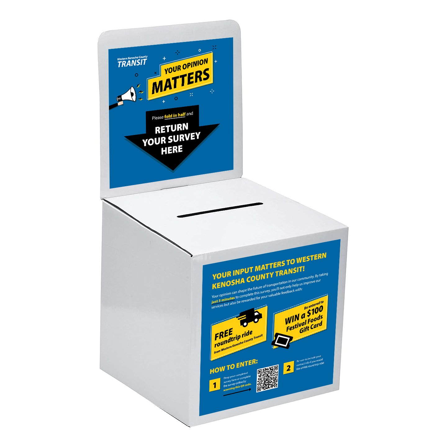 Transit Survey Ballot Box Design by Dooley & Associates