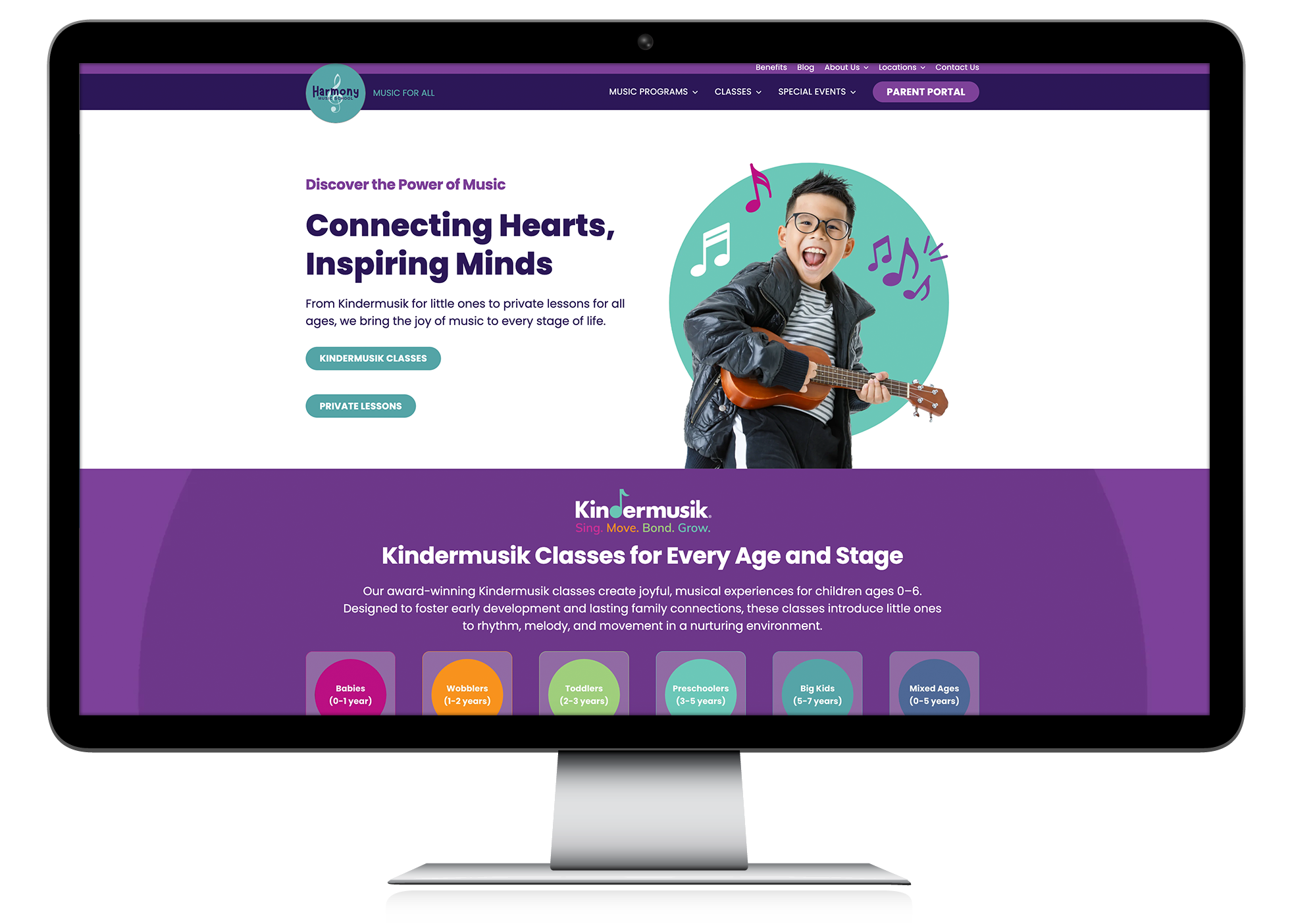 Harmony Web Mockup Harmony Web Mockup