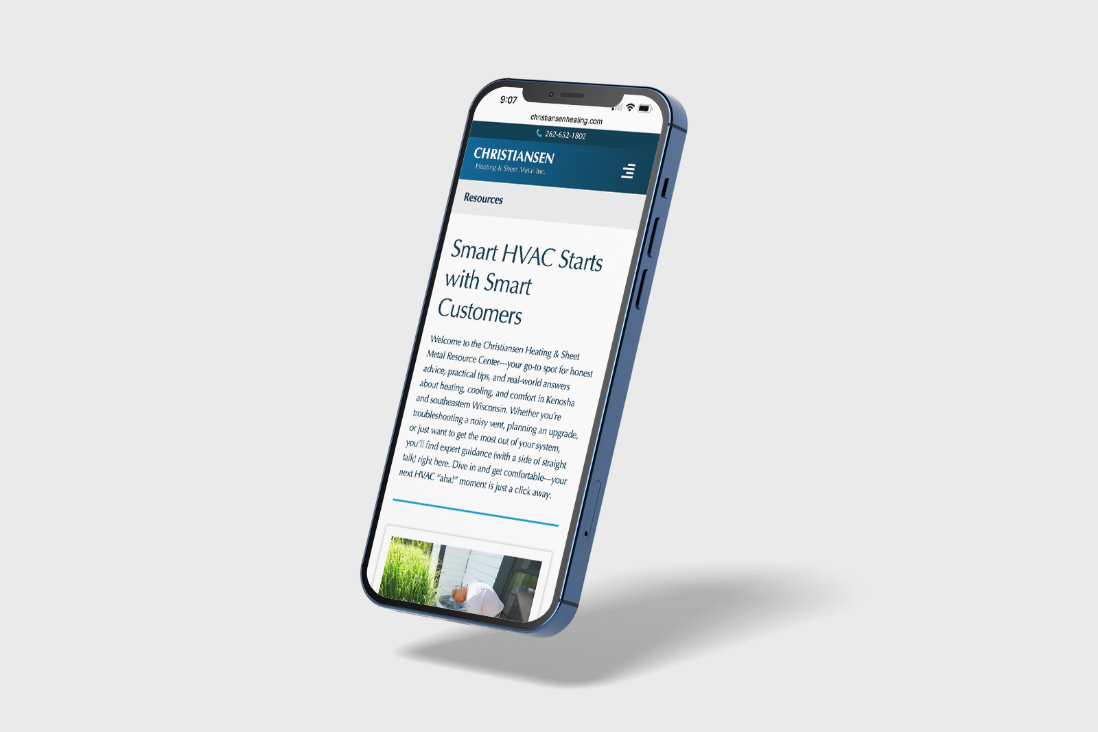 Christiansen Phone Mockup